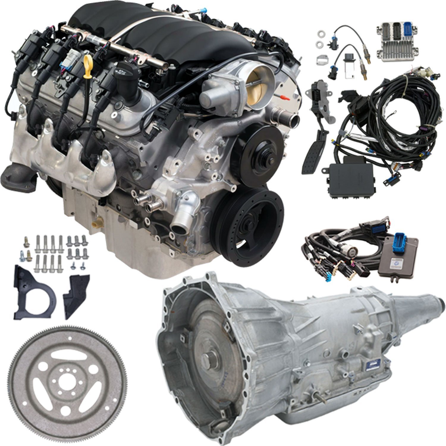 Chevrolet Performance LS3 6.2L 430HP Crate Engine 4L70E Transmission ...